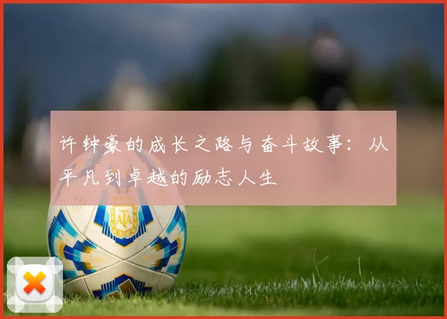 许钟豪的成长之路与奋斗故事：从平凡到卓越的励志人生